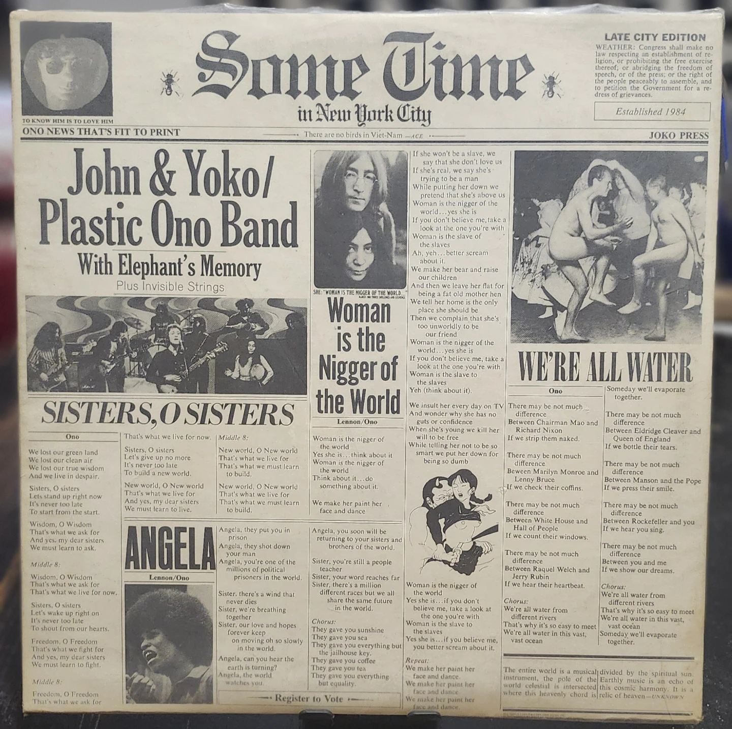 Collection of 7 John Lennon & Yoko Ono Vinyl Records - photo 5