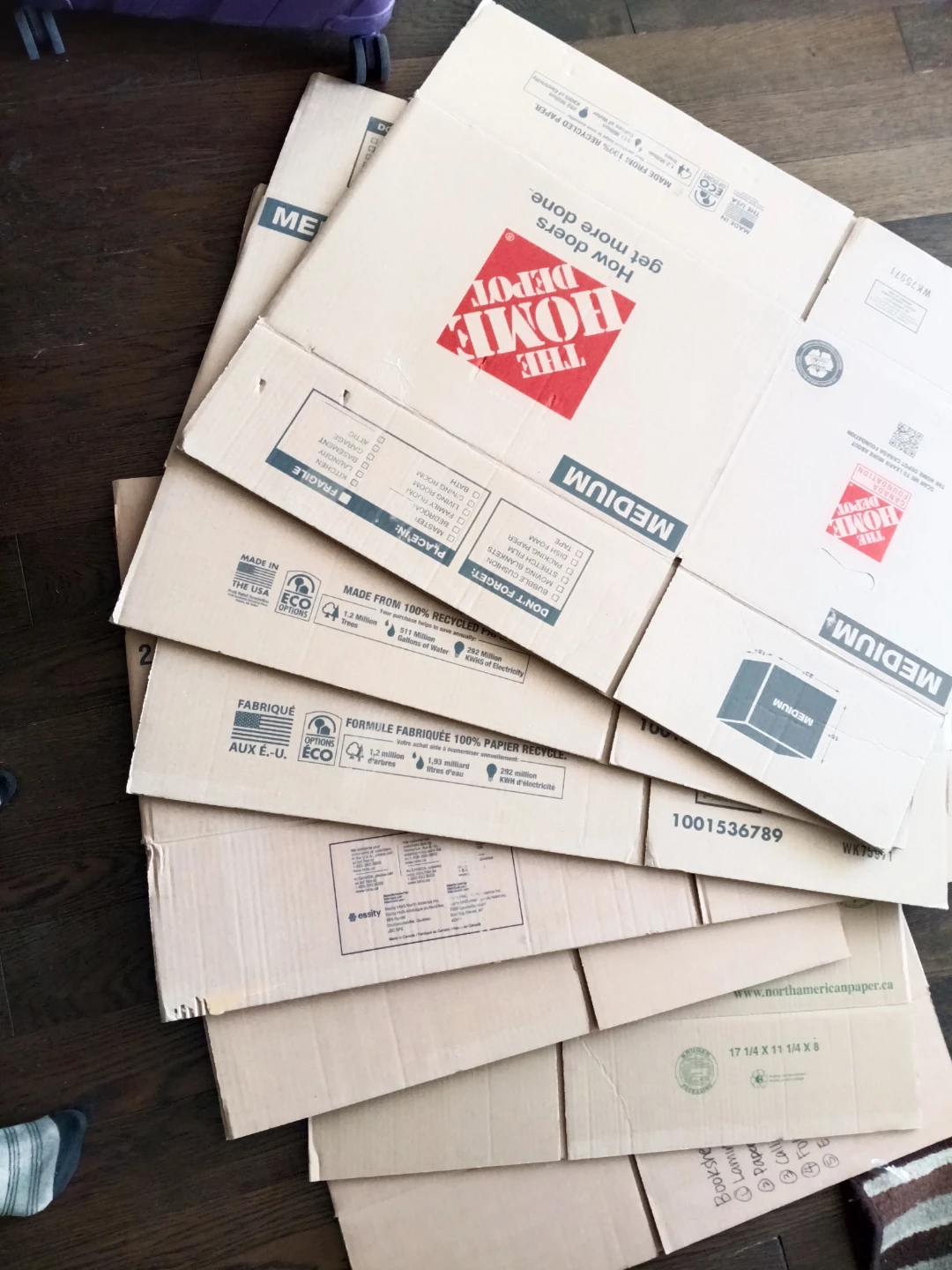 The Home Depot Medium &small Moving Boxes
