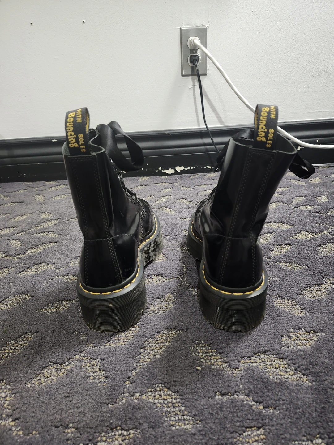 Dr. Martens Black Platform Boots - photo 5