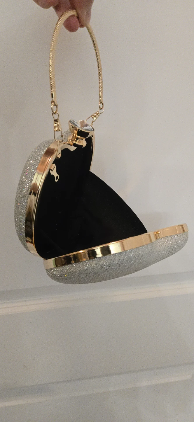 Silver heart purse - photo 4
