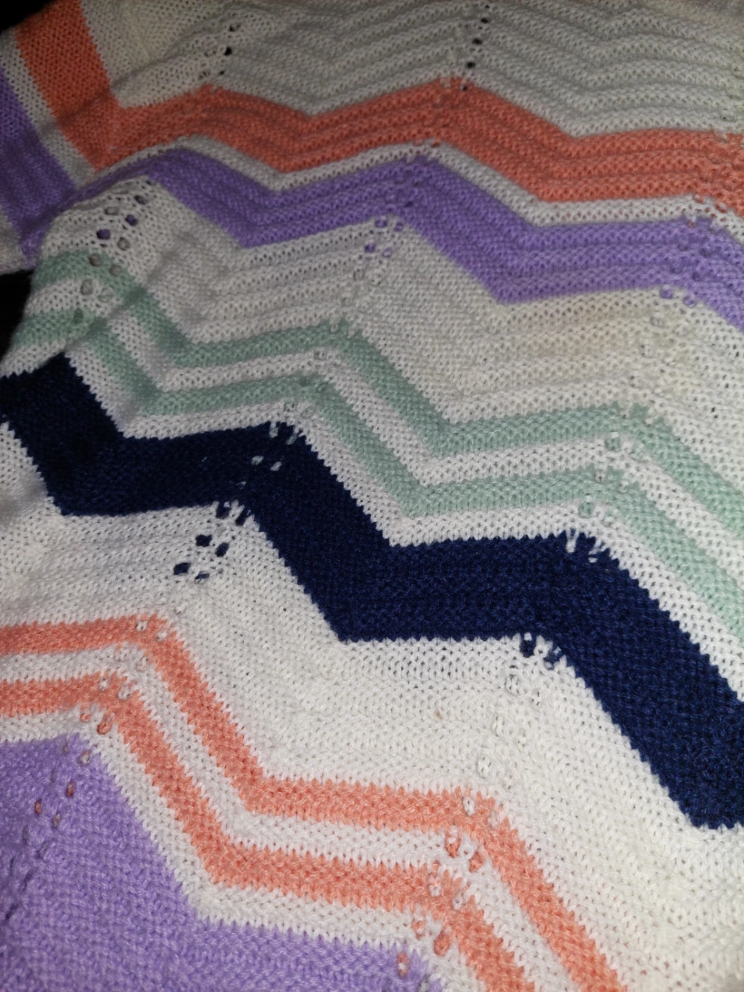 Chevron Multi-Coloured Knit Sweater - photo 2