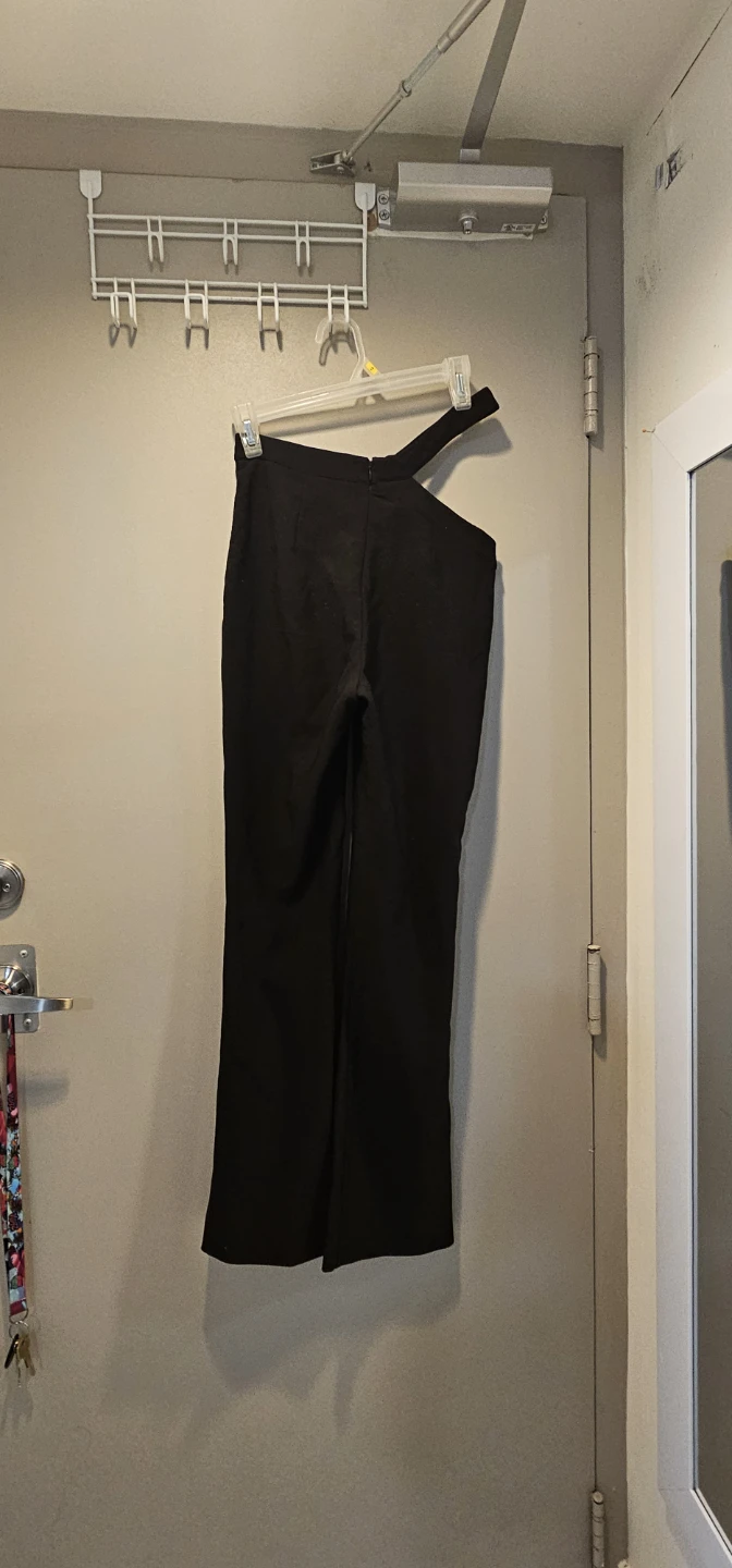 Rare London black cut-out trousers - US size 2 - photo 2