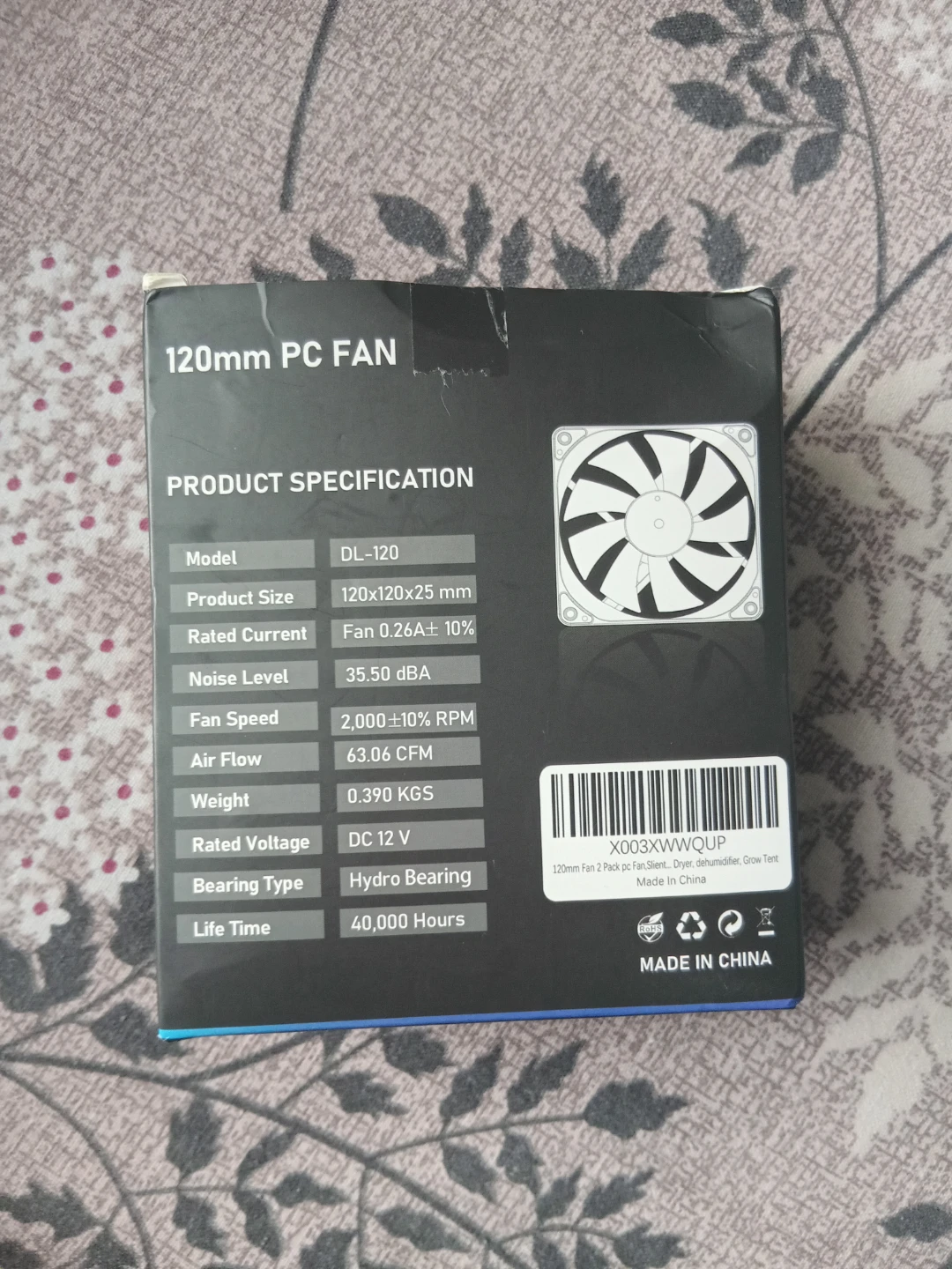 JazzCooling 120mm PC Fan 2-Pack - photo 2