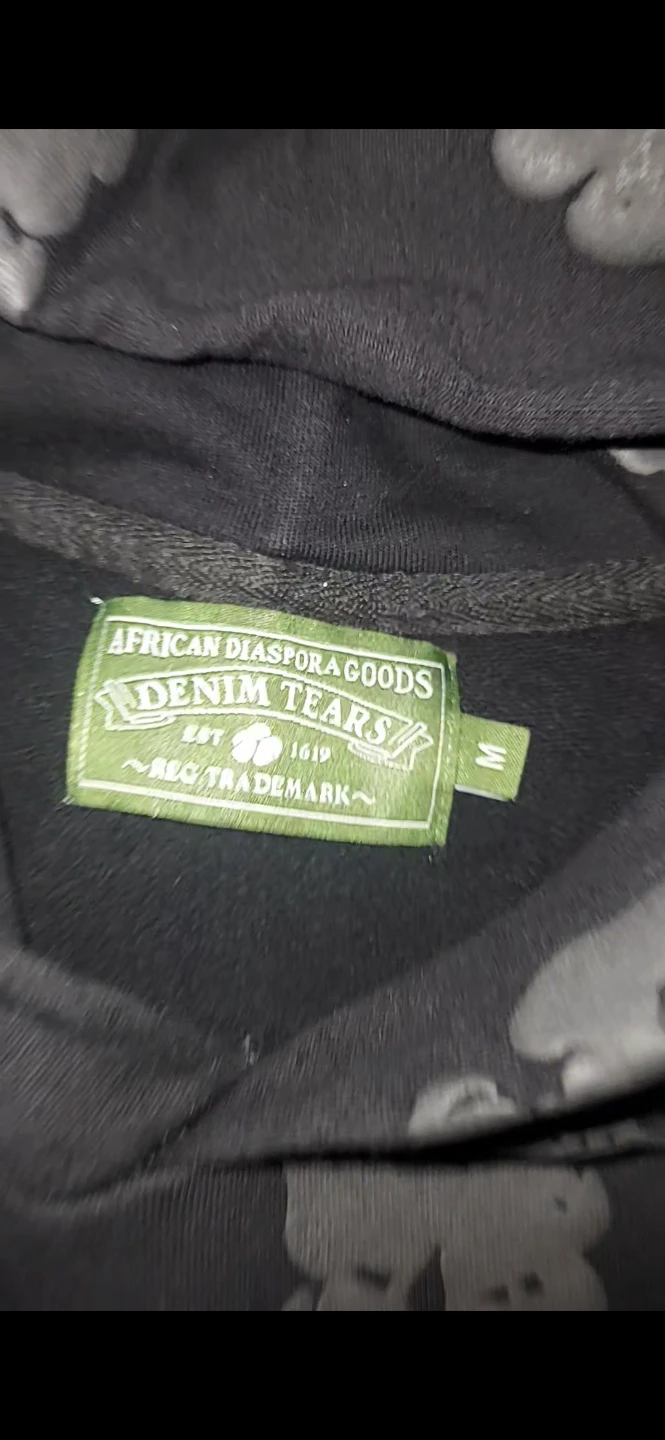 Denim Tears Black Hoodie - photo 2