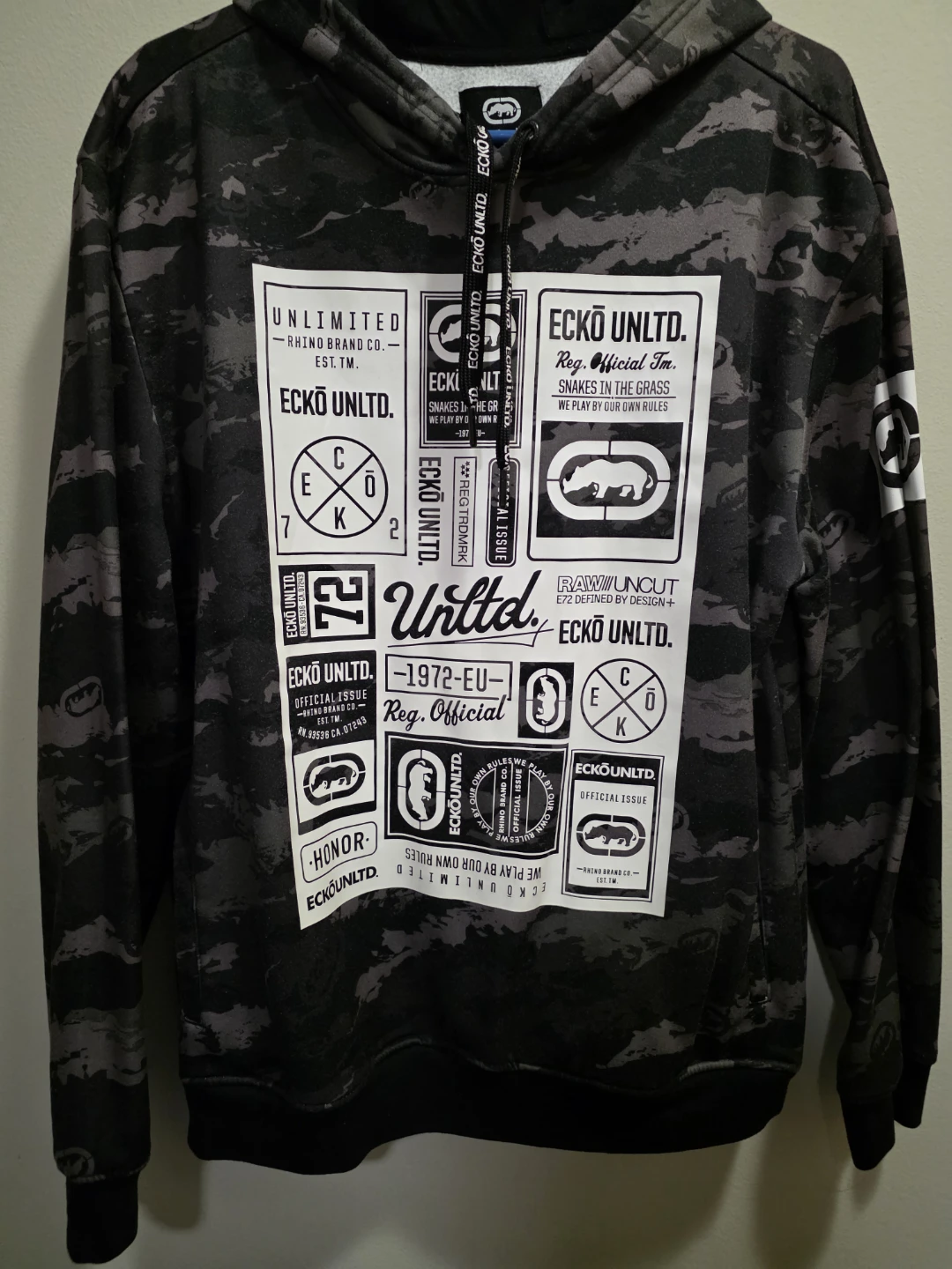 Ecko Unltd. Camo Graphic Hoodie