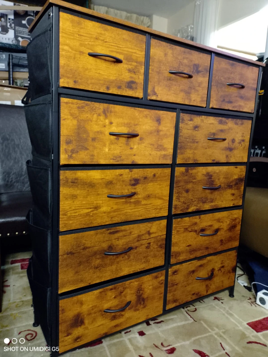 11-Drawer Wood and Metal Storage Dresser - photo 5