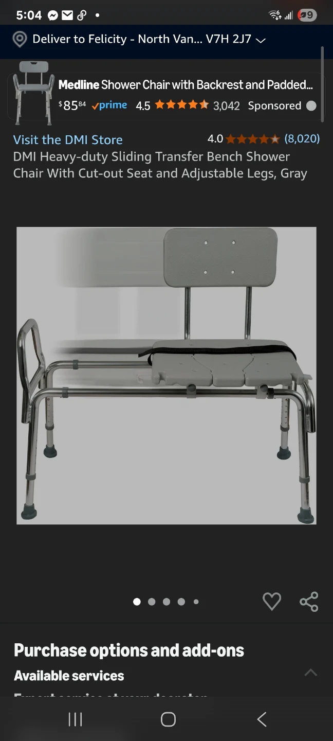 Heavy-duty Sliding Transfer Bench brand new