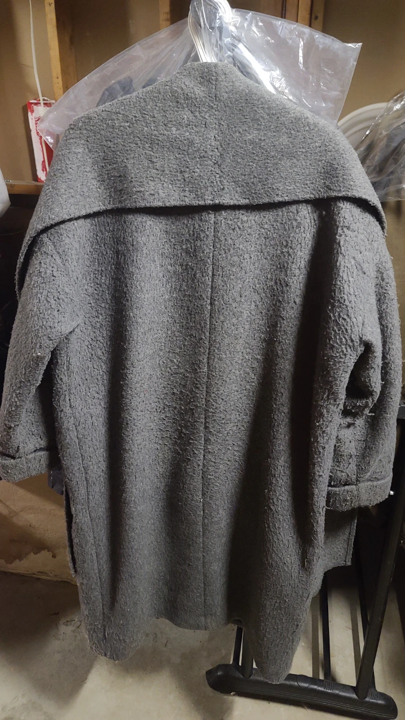 Grey Wool Blend Coat - photo 2