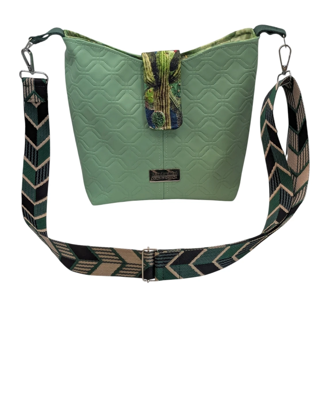 Cactus Green Bucket Crossbody Bag - photo 3