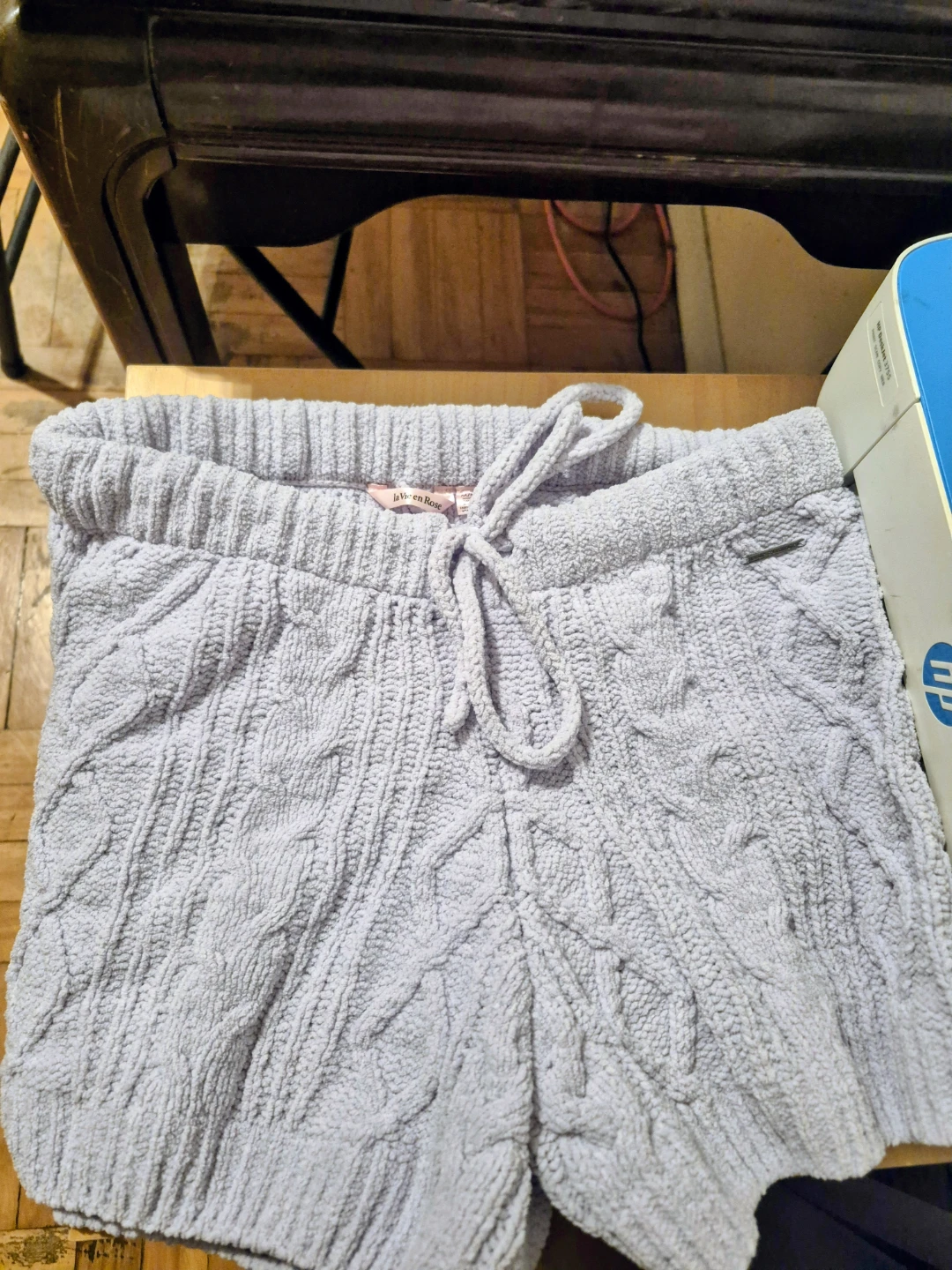 la Vie en Rose M/M Cable knit shorts