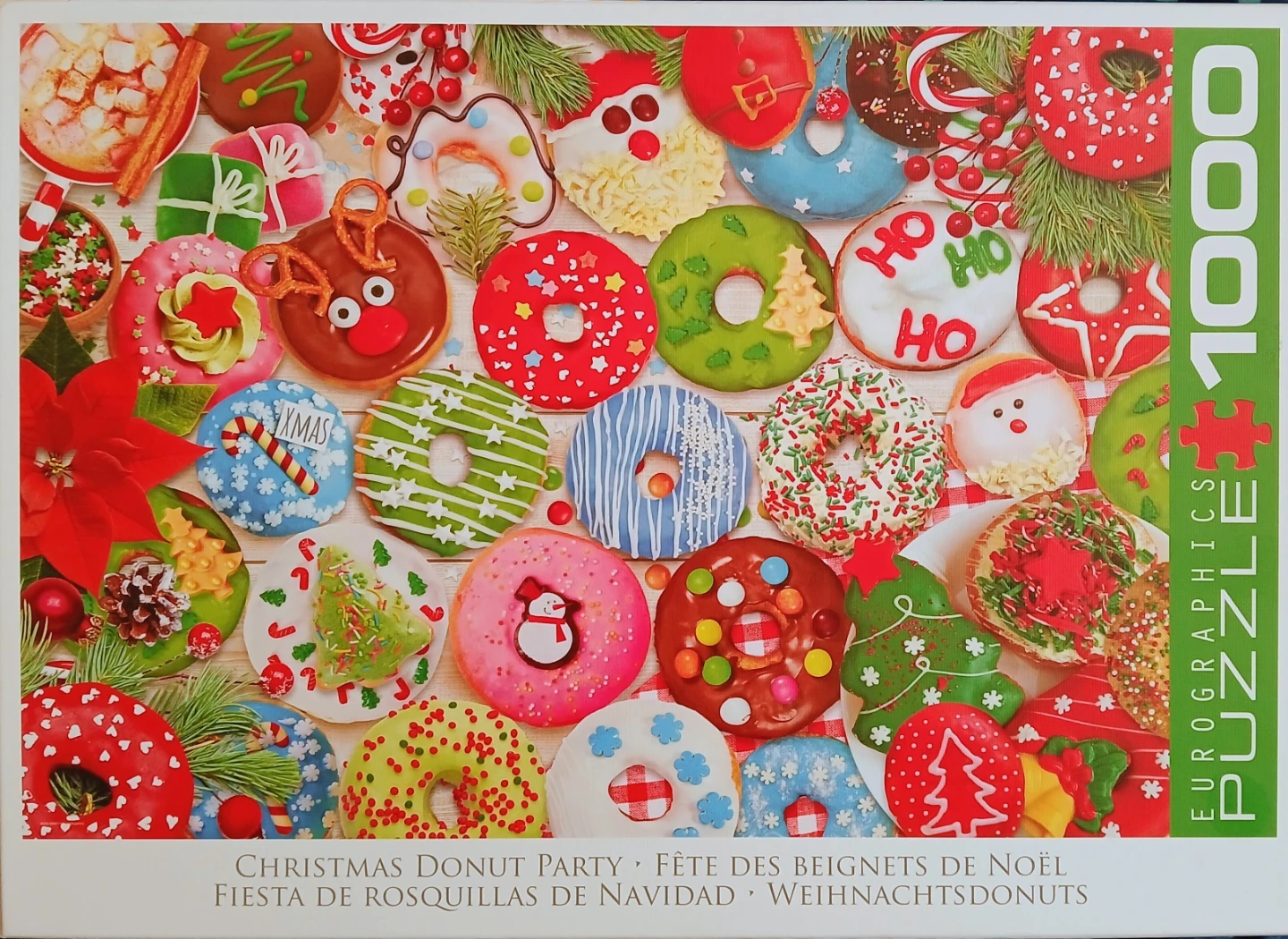 Christmas Donut Party 1000-Piece Puzzle