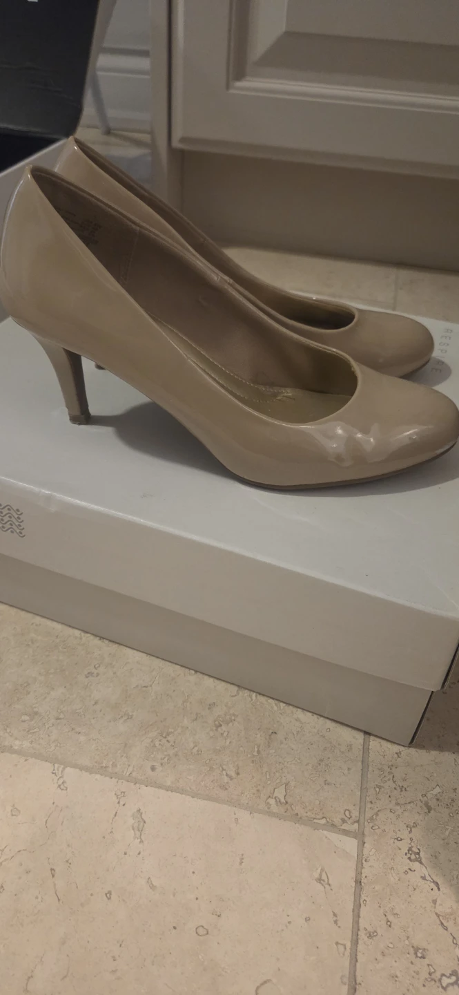 Comfort Plus Beige Heels Size 8W - photo 3