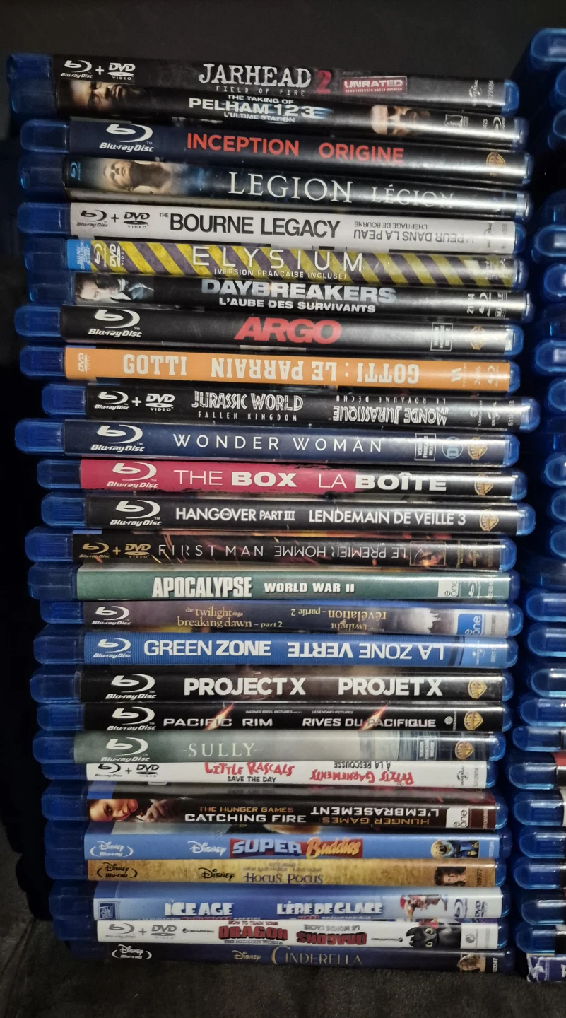 Blueray & DVD 2 packs  movies