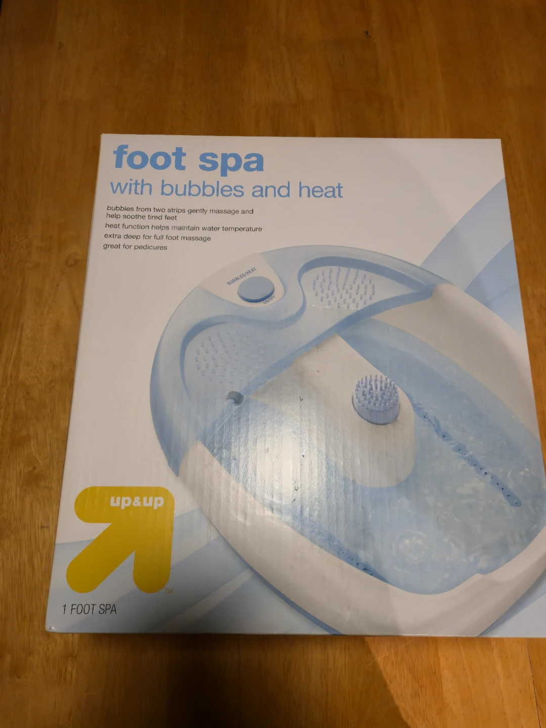 Brand New Up & Up Foot Spa with Bubbles & Heat