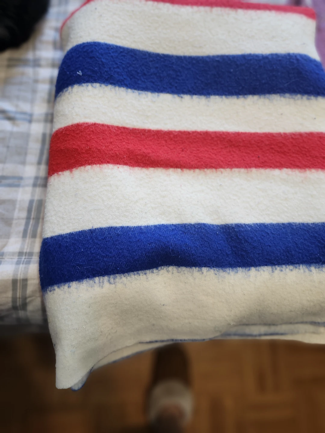 Striped Fleece Blanket