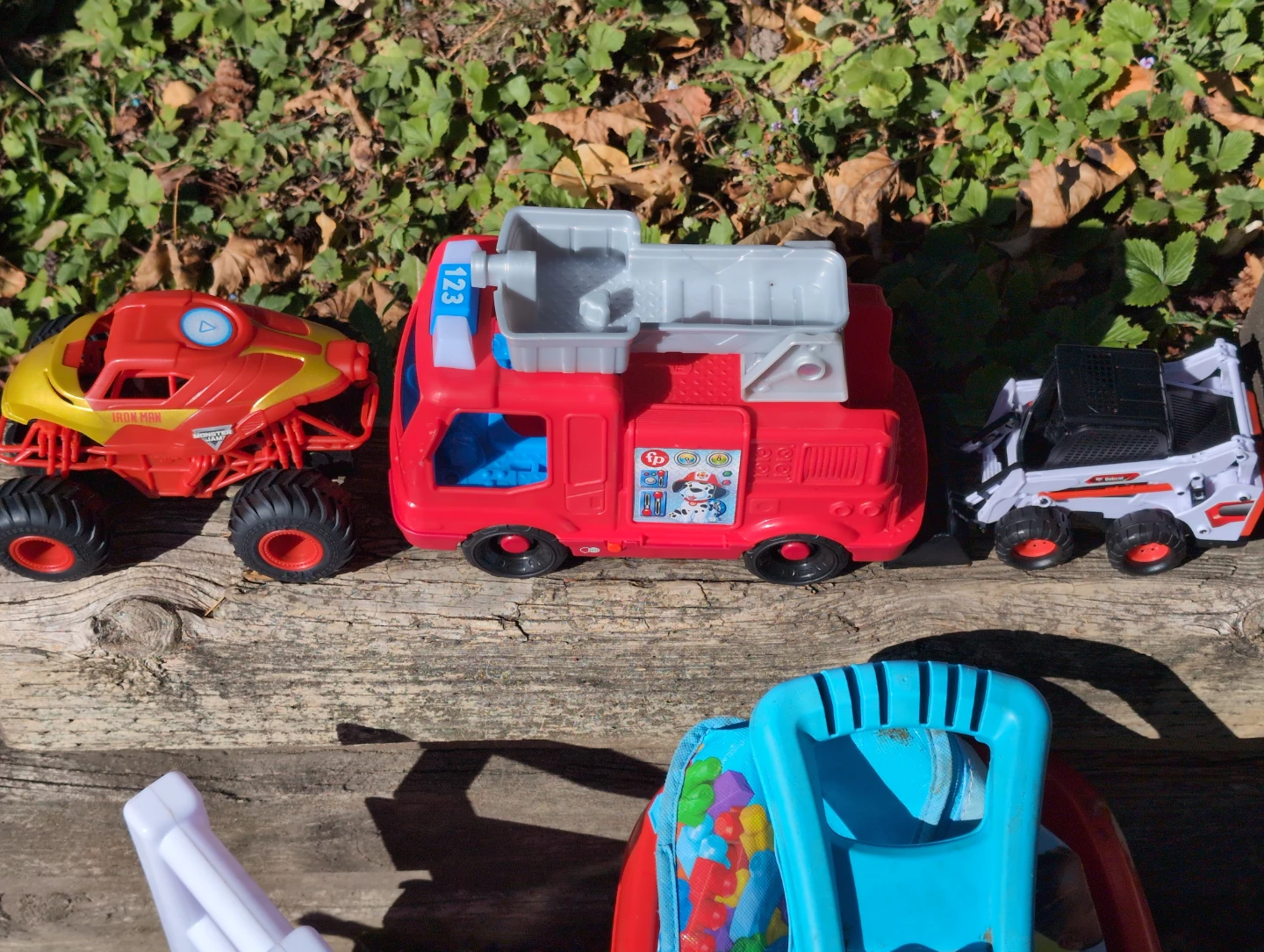 Assorted Toy Trucks and Construction Vehicles - photo 2