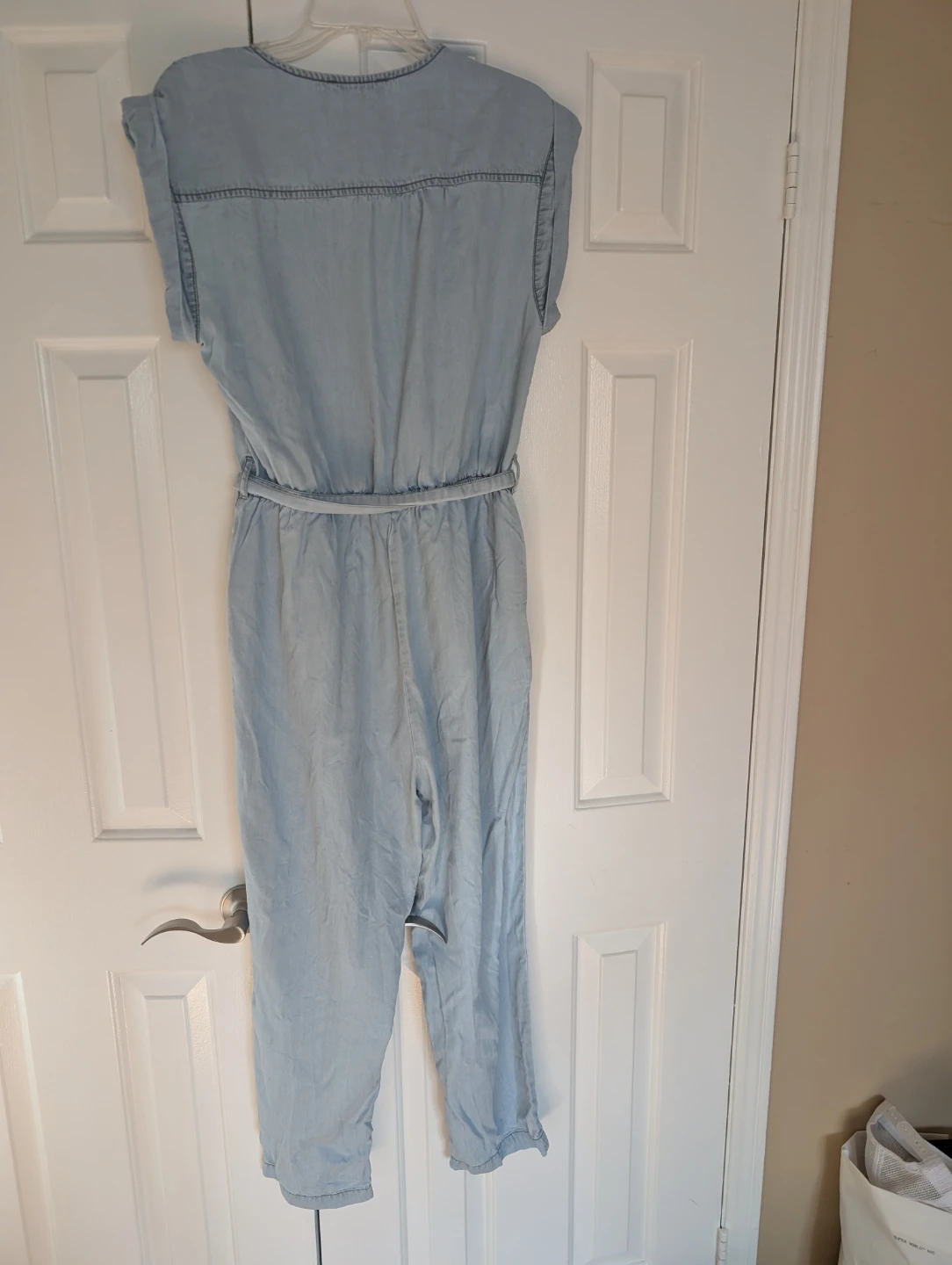 Light Blue Denim Jumpsuit Size M - photo 3