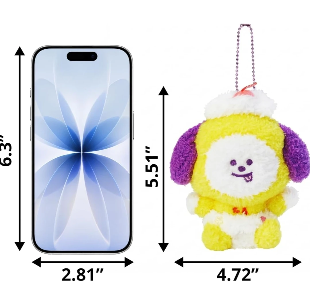 Brand New LINE FRIENDS BTS BT21 Chimmy Plush Cloud keyring - photo 5