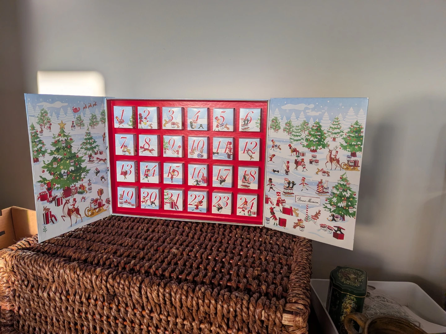 Free - EMPTY Advent Calendar with little jars and boxes - photo 2