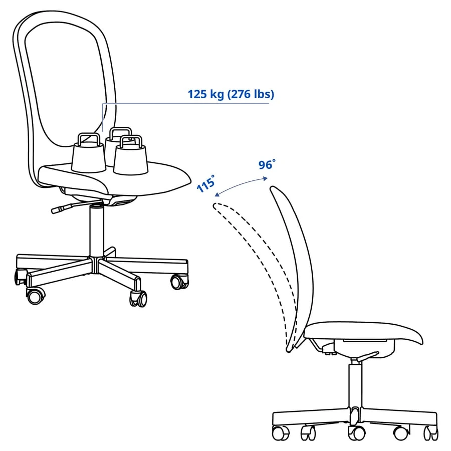 IKEA FLINTAN Office Chair (Black) - photo 5