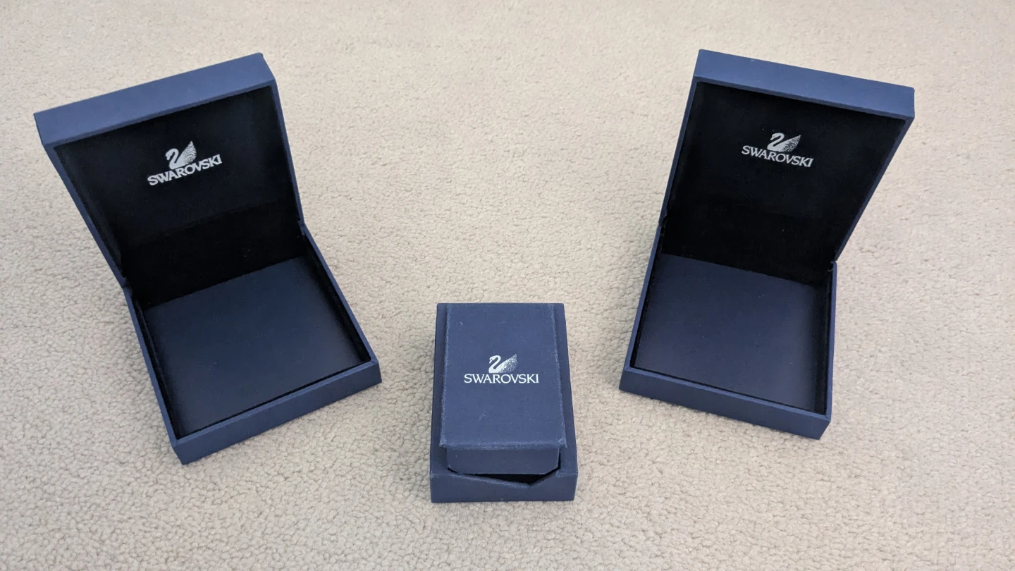 Three Swarovski Jewellery Boxes - photo 2