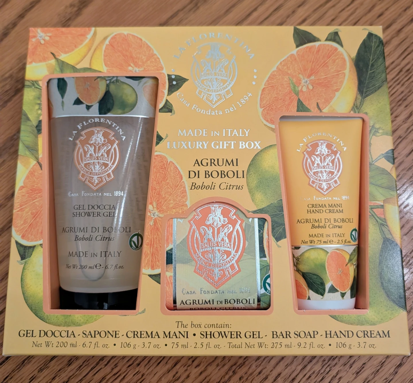 La Florentina Boboli Citrus brand new Luxury Gift Box
