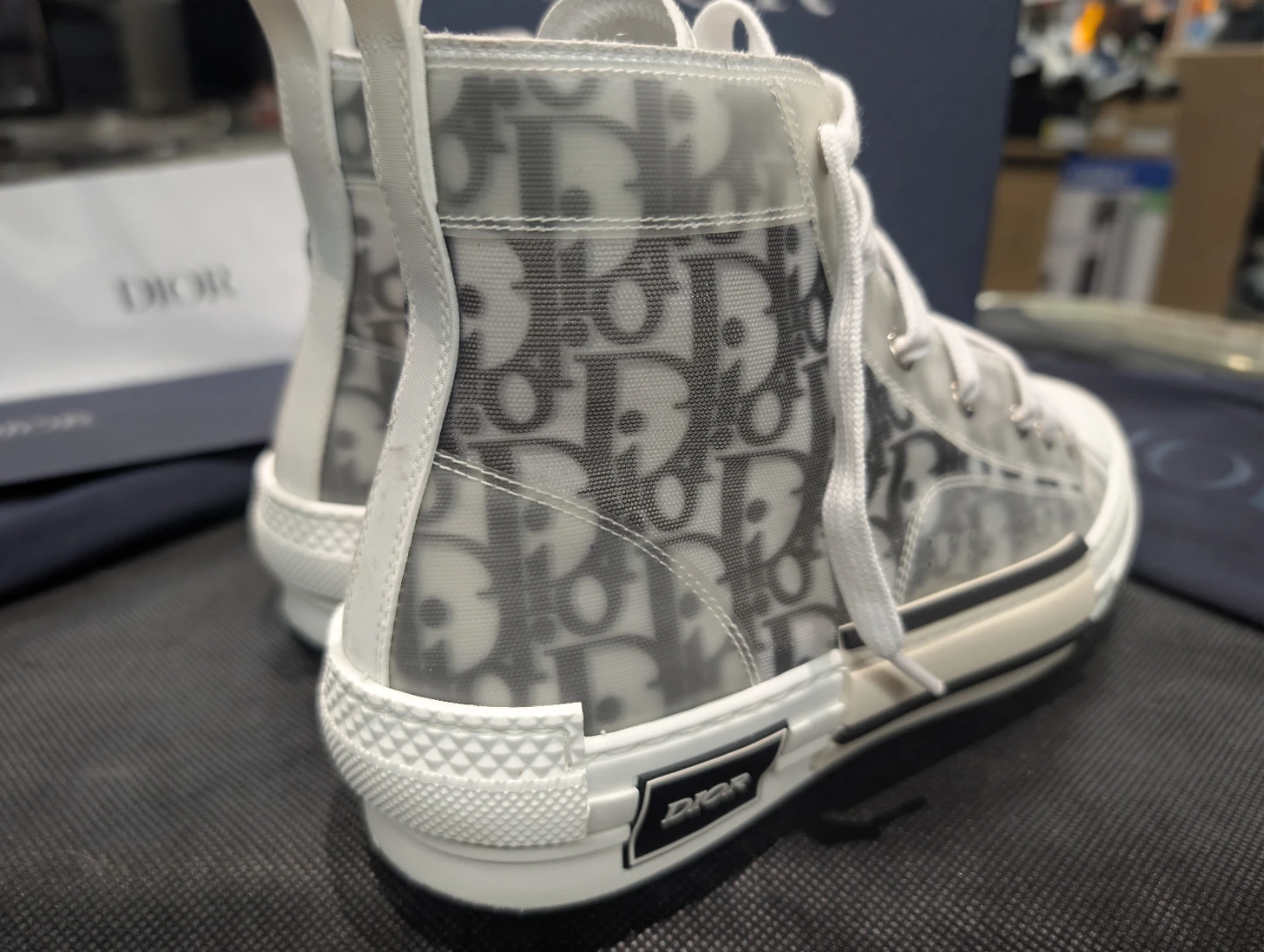Dior B23 High-Top Sneakers in Oblique - photo 4
