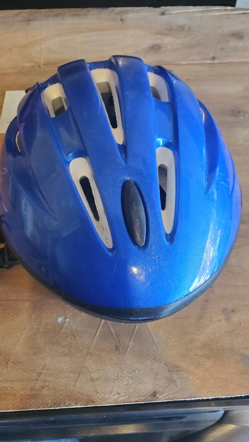 Blue V10 bicycle helmet (used) - photo 2