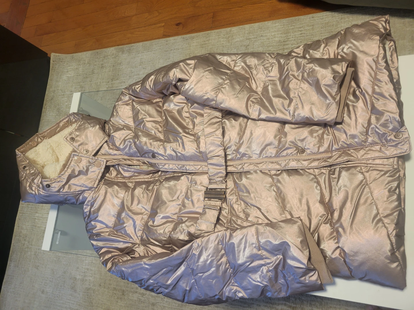 Abercrombie Kids Metallic Puffer Jacket - photo 3