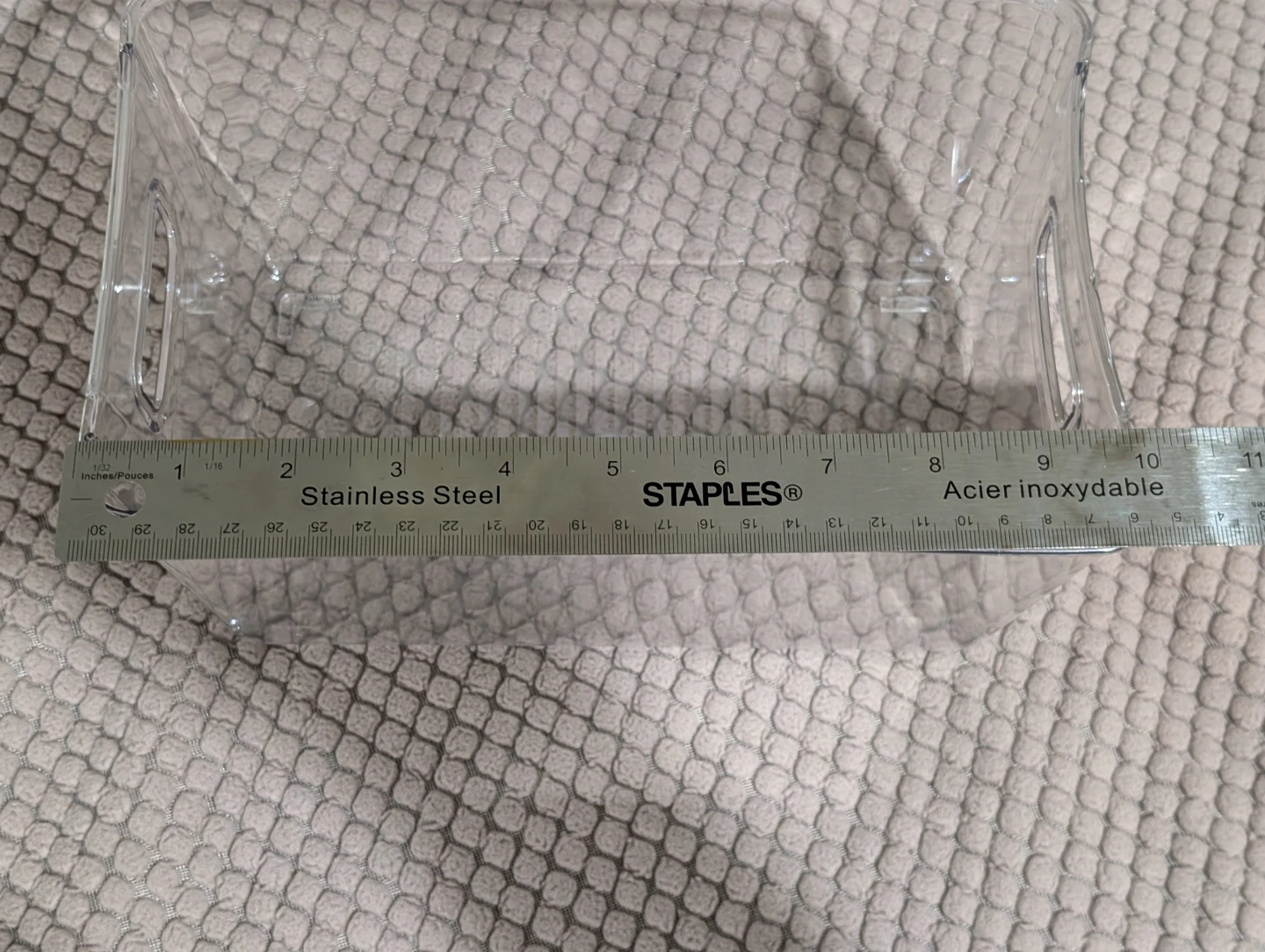 Clear plastic organizers (4 bins) - photo 4