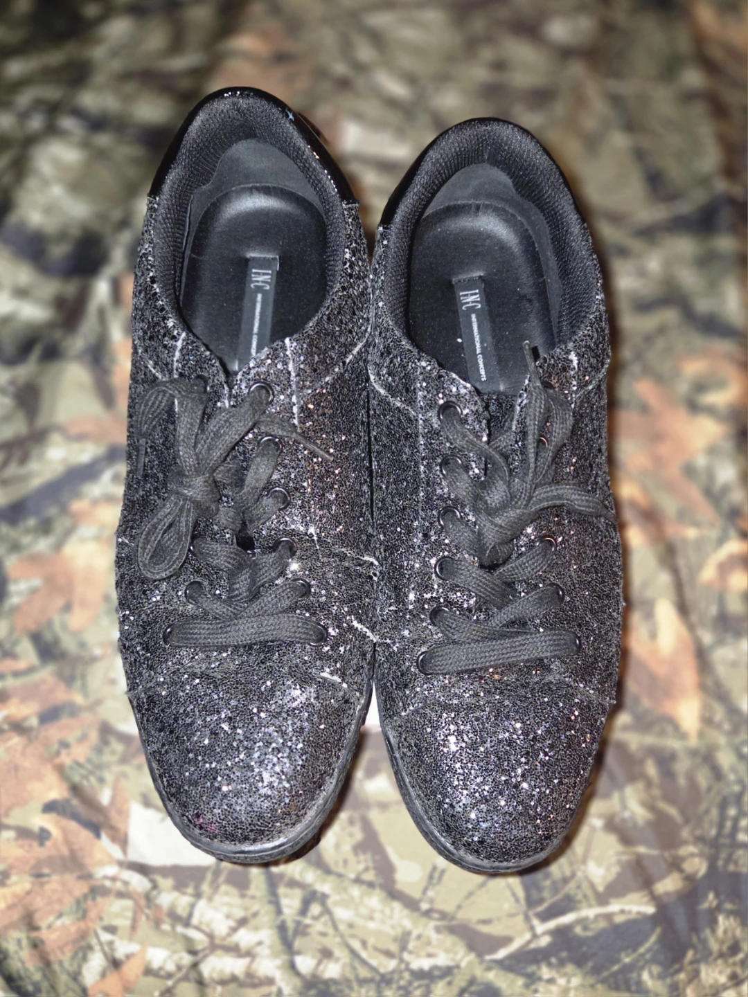 INC Silas Lace-Up Sparkle Sneakers in a Men's 10 - photo 5