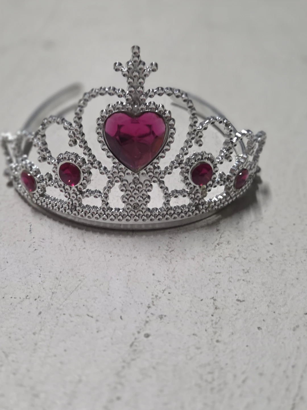 Heart-Shaped Gem Tiara
