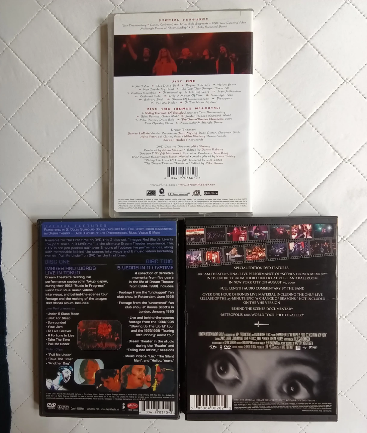 Dream Theater DVD Collection - 3 Live Concert DVDs - photo 2