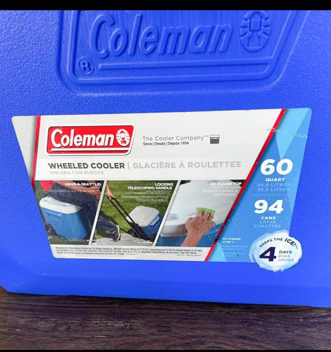 Coleman 60 Quart Wheeled Cooler - photo 3