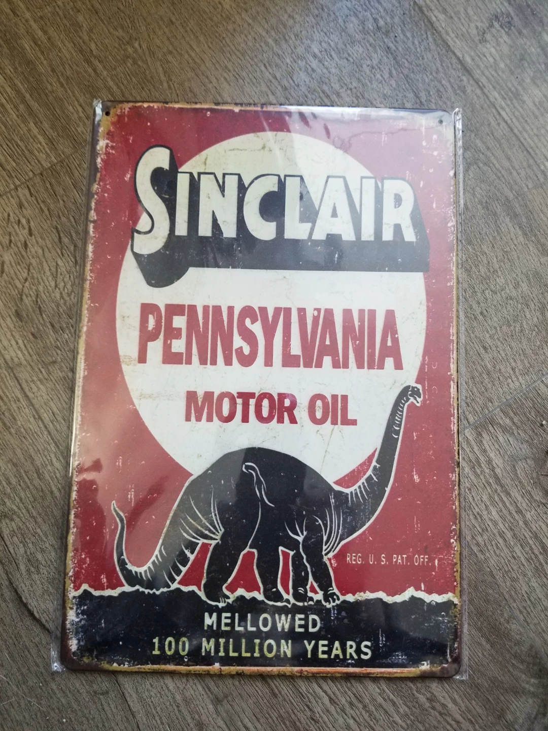 Sinclair Pennsylvania Motor Oil Metal Sign