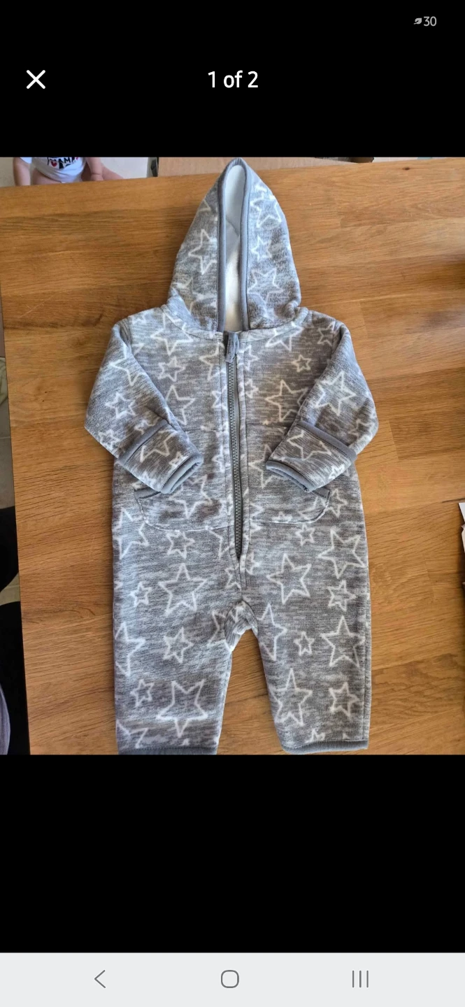 Baby Onesie Fleece Newborn (size 56)