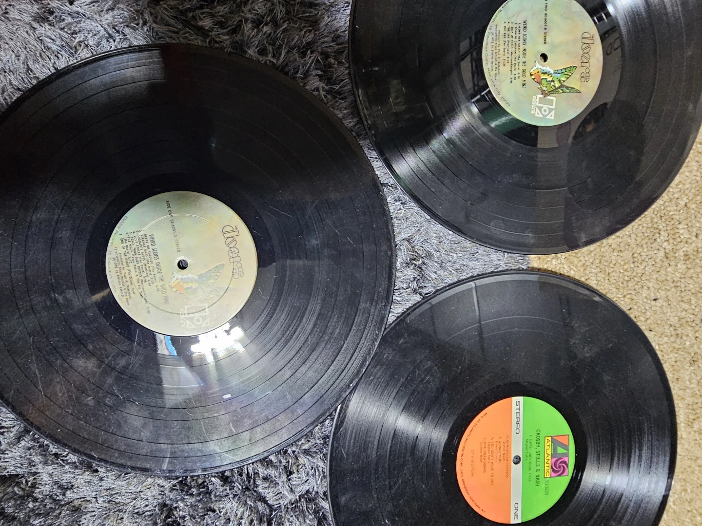 The Doors and Crosby, Stills & Nash Vinyl Records