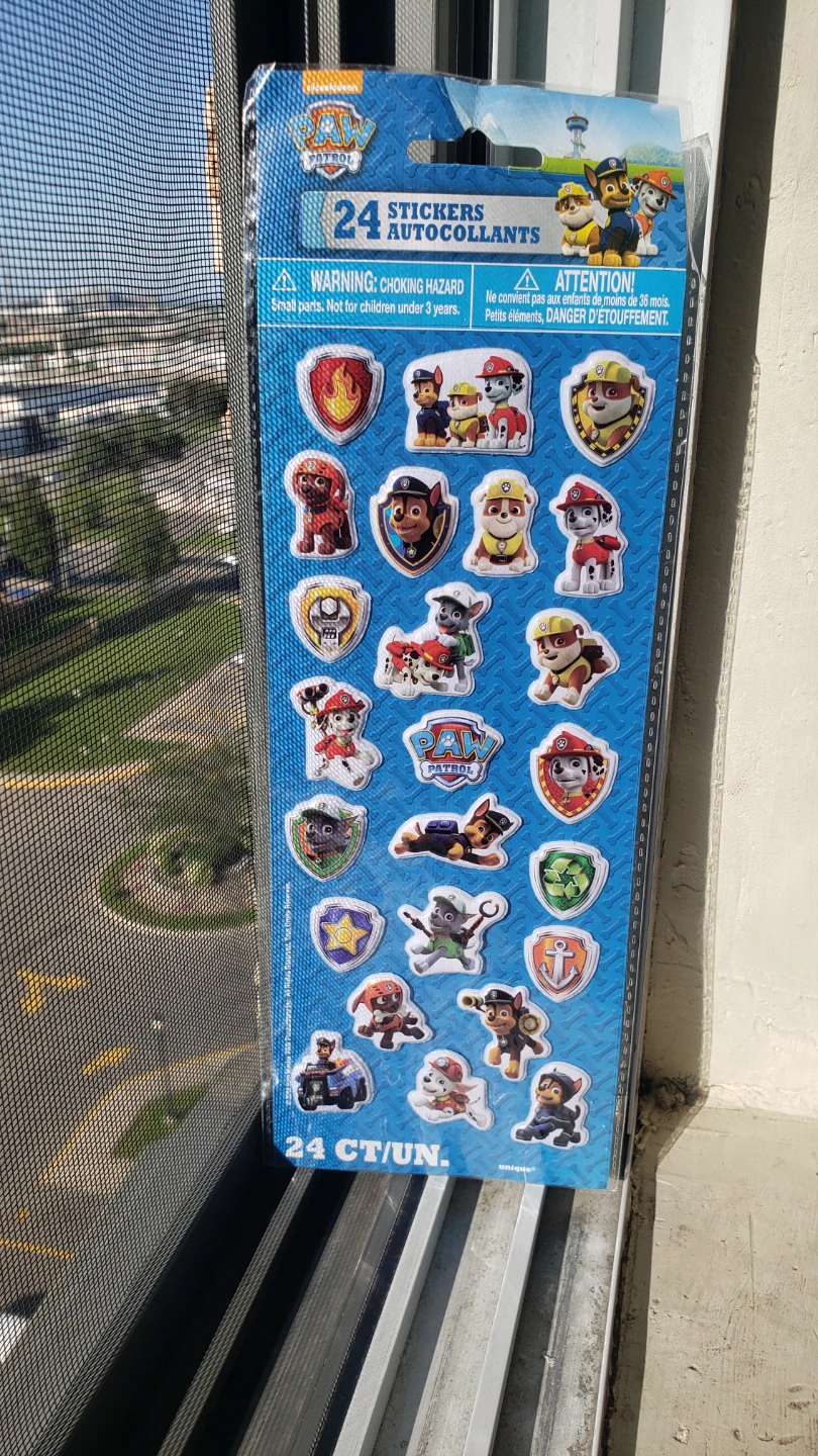 Paw Patrol 24 Sticker Sheet