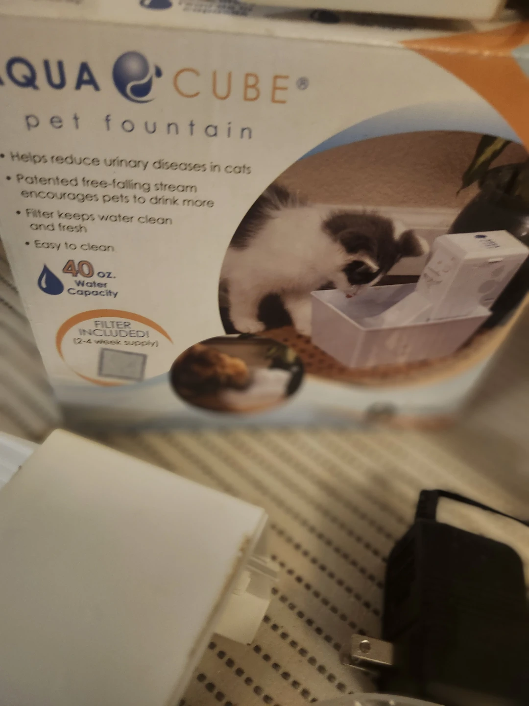 2 Aqua Cube Pet Fountain - 10$ both - photo 2