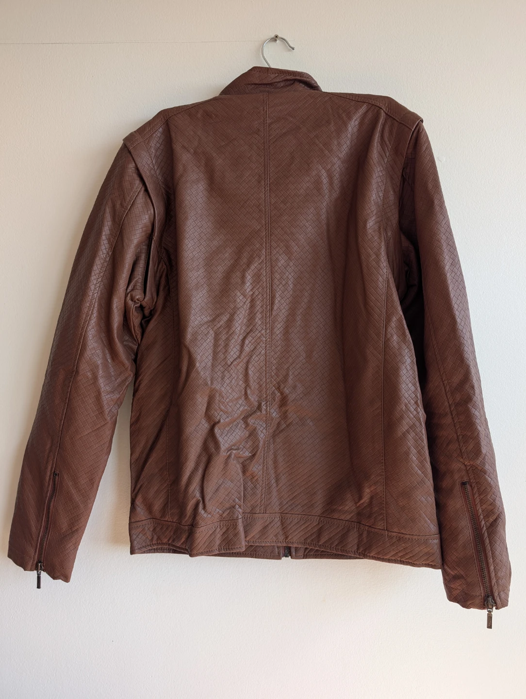 Zara Men's Genuine Leather Quilted Jacket - photo 2