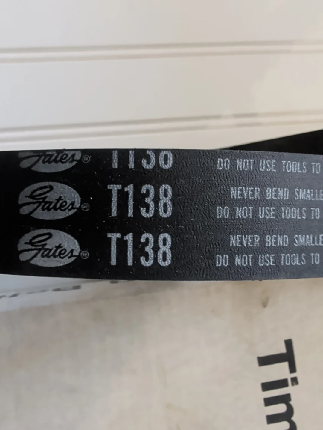 New Gates T138 Timing Belt in Original Box (Fits Toyota 1.5L) - photo 2
