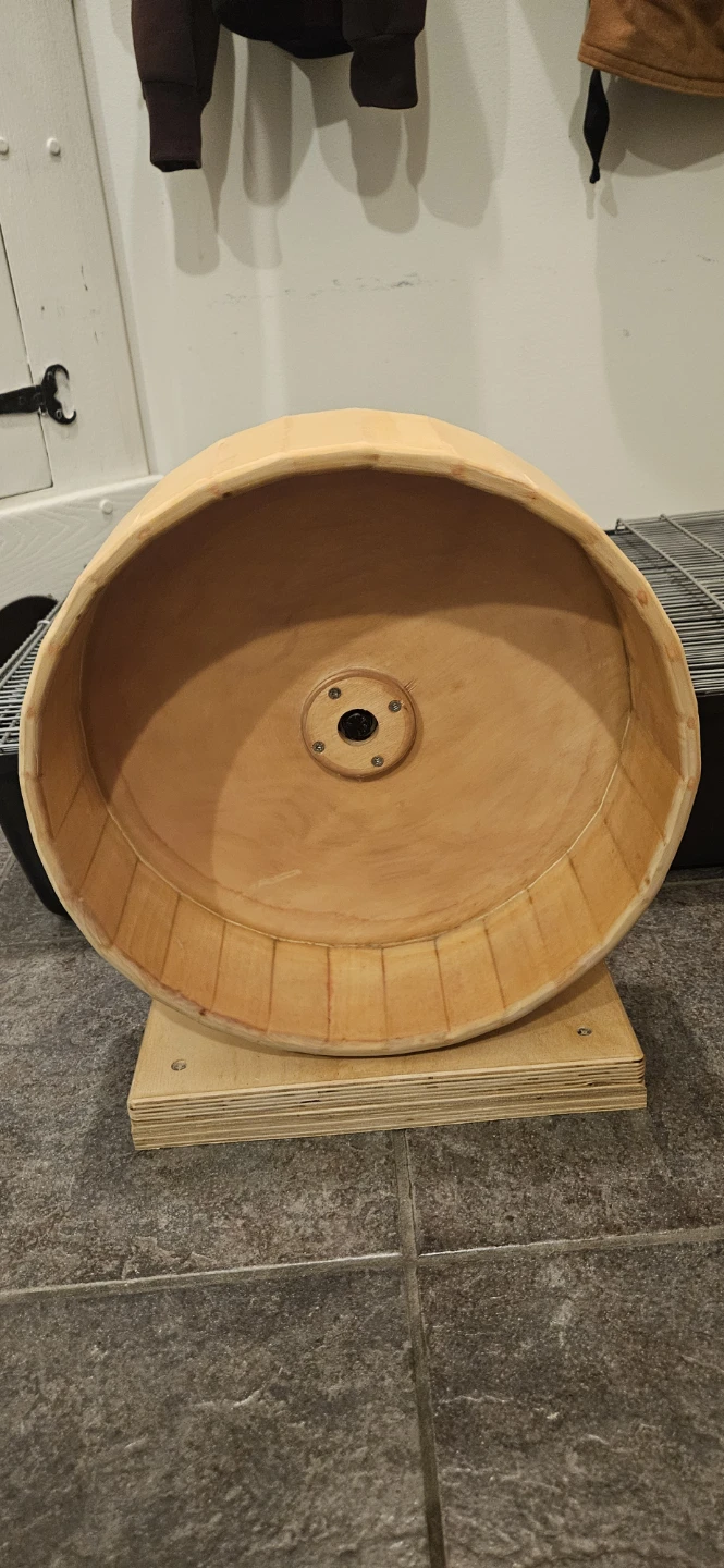 Hamster cage, carrier, wooden exercise wheel and more - photo 3