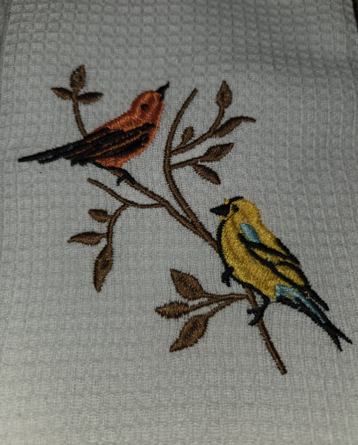 Set of 2 Embroidered Cotton Kitchen Towels - photo 3