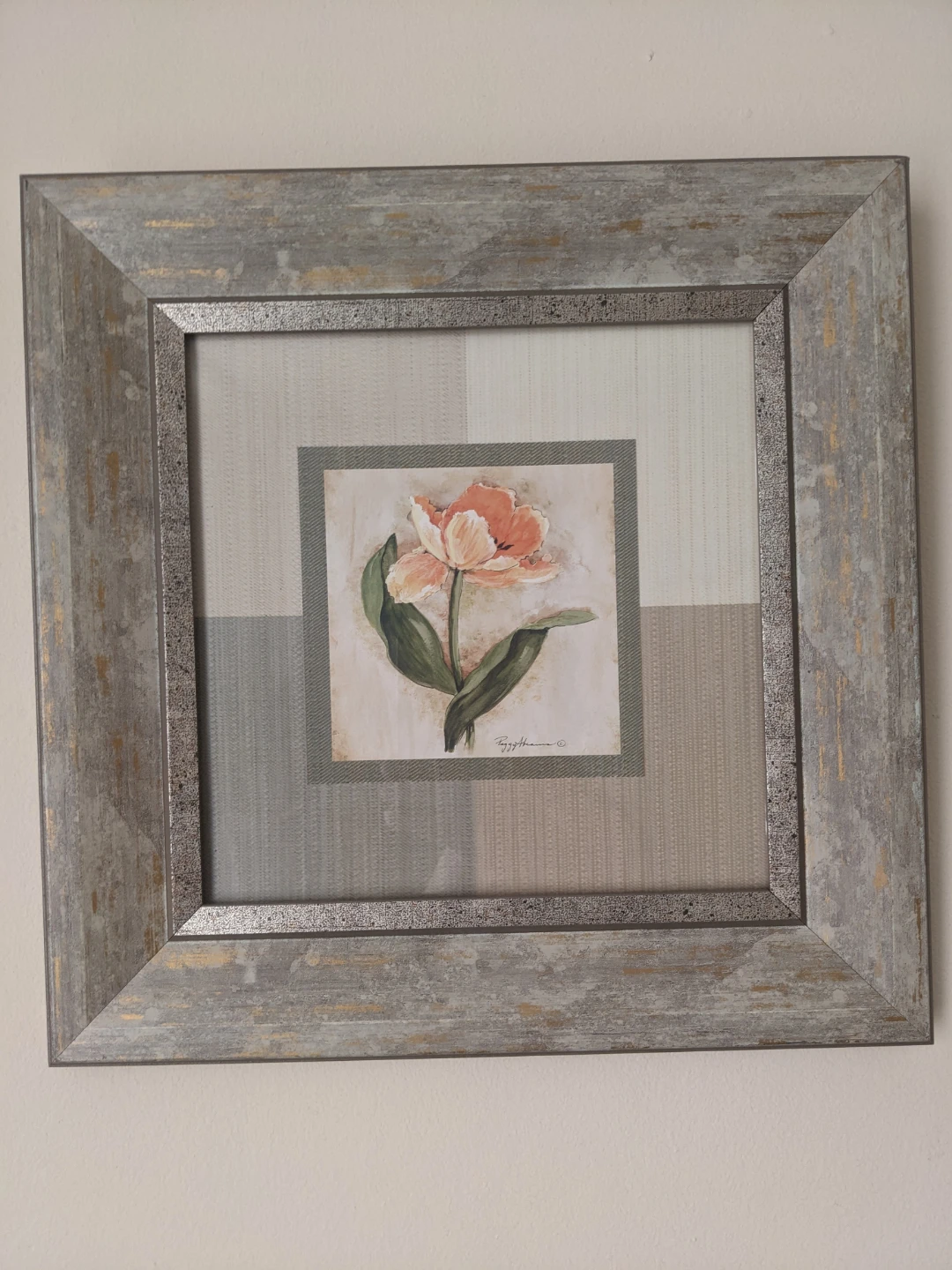 Peggy Abrams Framed Tulip Art
