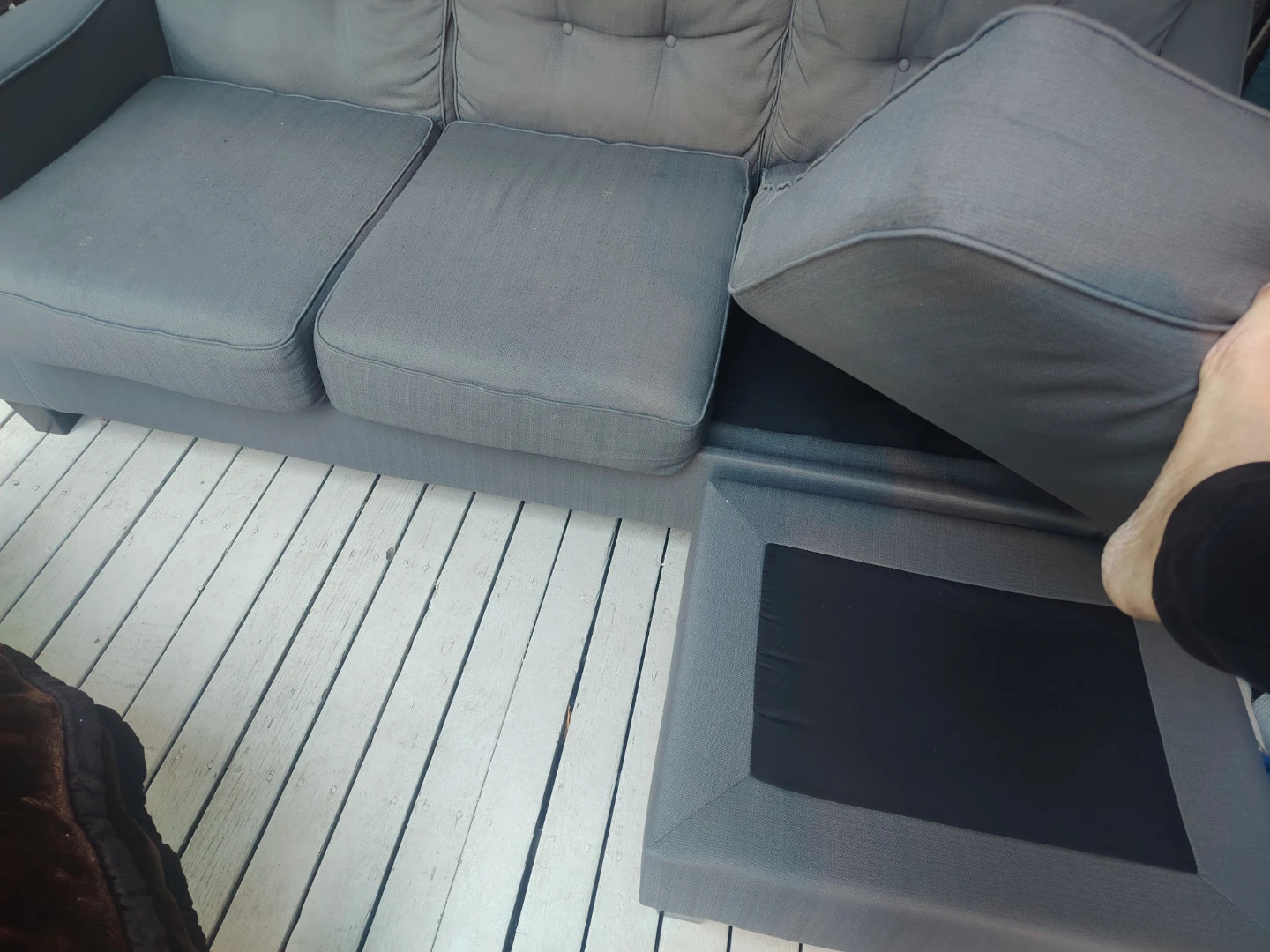 Grey Sectional Sofa - photo 2