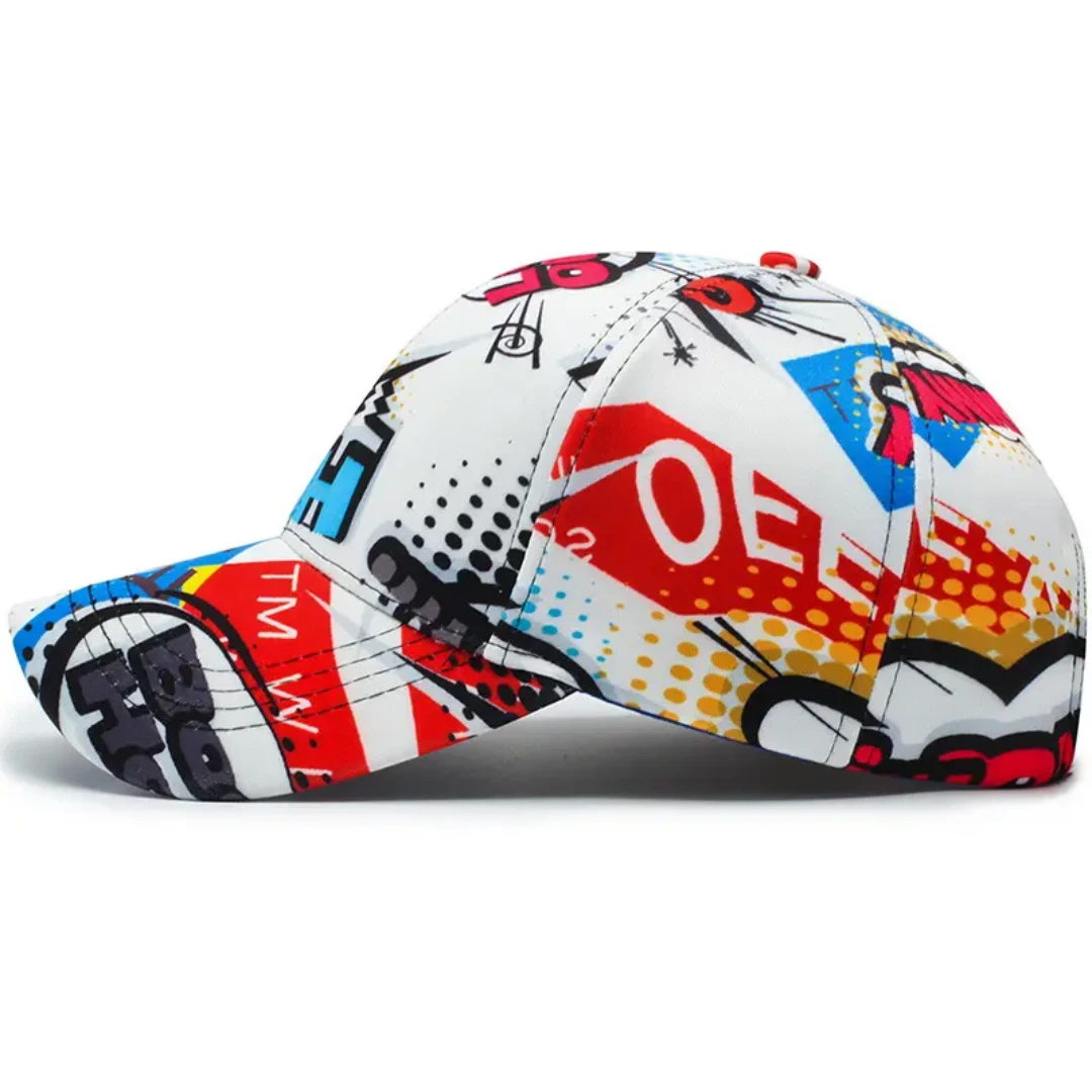 Comic Print Baseball Cap - photo 3