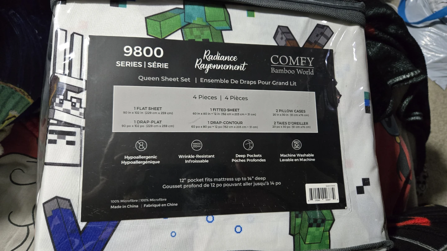 Minecraft Queen Sheet Set - photo 2