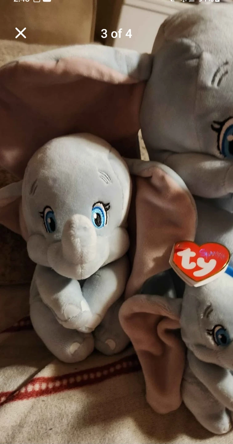 Ty Dumbo Plush Set - photo 3