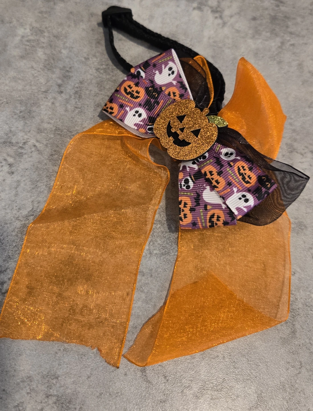 Halloween Pet Collar with Bow - photo 4