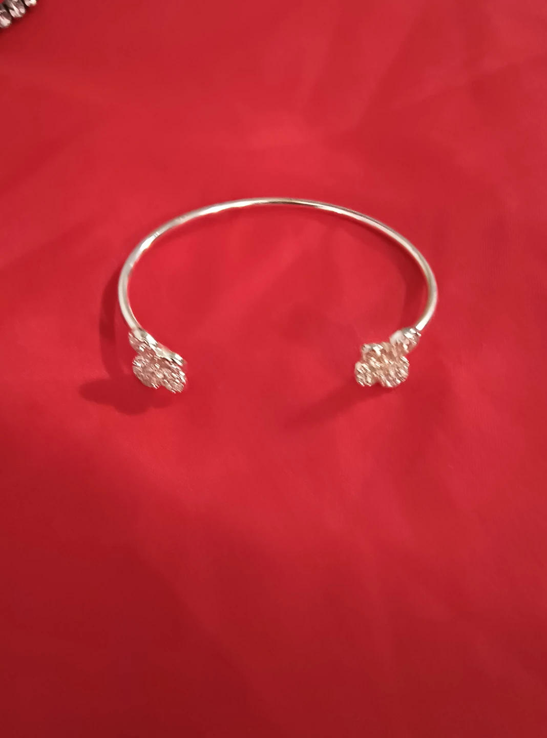 Silver-Tone Butterfly Cuff Bracelet